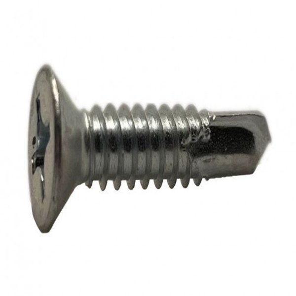 Suburban Bolt And Supply Sheet Metal Screw, #8 x 1 in, Steel Flat Head Phillips Drive A0100100100FT